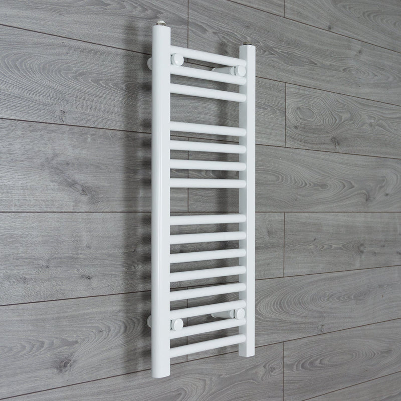 Without Valves 800 x 300 Heated Towel Rail Radiator Flat White