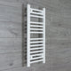 Without Valves 800 x 350 Heated Towel Rail Radiator Flat White