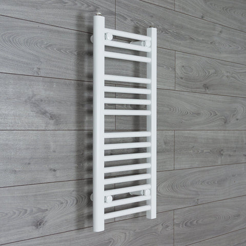 Without Valves 800 x 350 Heated Towel Rail Radiator Flat White