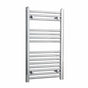 800x400mm Heated Flat or Curved Towel Radiator Chrome