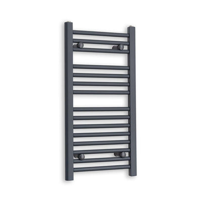 800x400mm Heated Straight Anthracite-Sand Grey Towel Rail