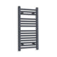 Without Valves 800 x 400 Heated Straight Anthracite-Sand Grey Towel Rail