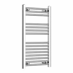 Straight / Without Valves 800 x 500 Heated Flat or Curved Towel Radiator Chrome