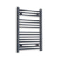 Without Valves 800 x 500 Heated Straight Anthracite-Sand Grey Towel Rail