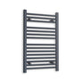 Without Valves 800 x 500 Heated Straight Anthracite-Sand Grey Towel Rail