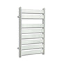 Without Valves 800 x 500 mm Chrome Heated Flat Panel Towel Rail Radiator Central heating