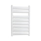 Without Valves 800 x 500 White Heated Flat Panel Towel Rail Radiator Central Heating