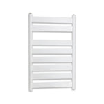 White Heated Towel Rail Dimensions - 450mm Pipe Centre, 500mm Overall Width