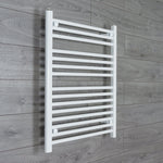 Without Valves 800 x 700 Heated Towel Rail Radiator Flat White Central Heating
