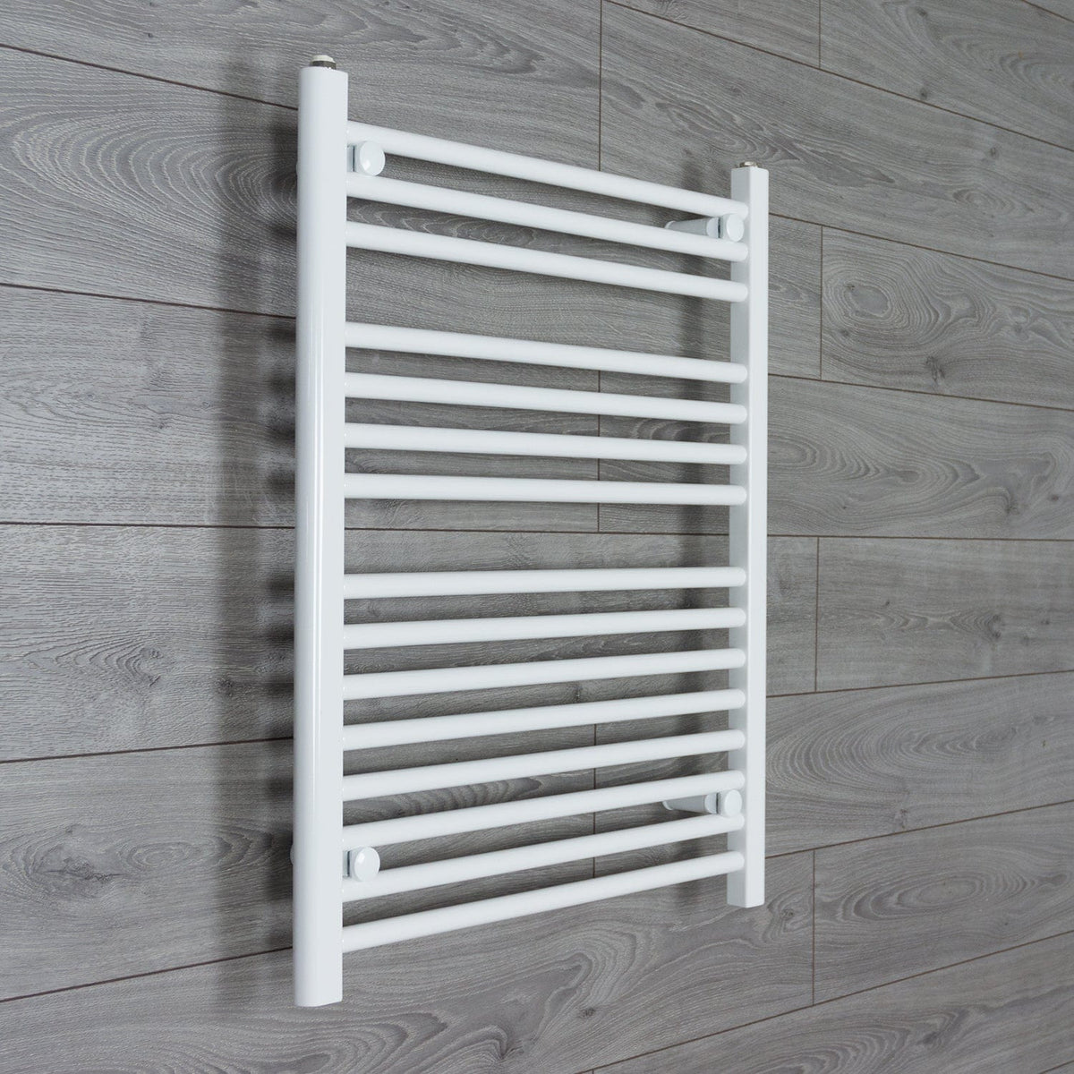 Without Valves 800 x 700 Heated Towel Rail Radiator Flat White Central Heating