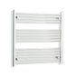 Without Valves 800 x 850 Heated Straight Towel Rail Radiator Chrome