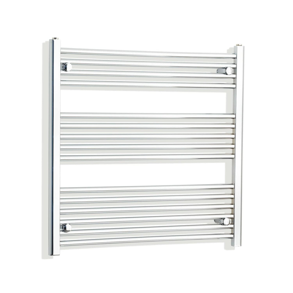 Without Valves 800 x 900 Heated Straight Towel Rail Radiator Chrome