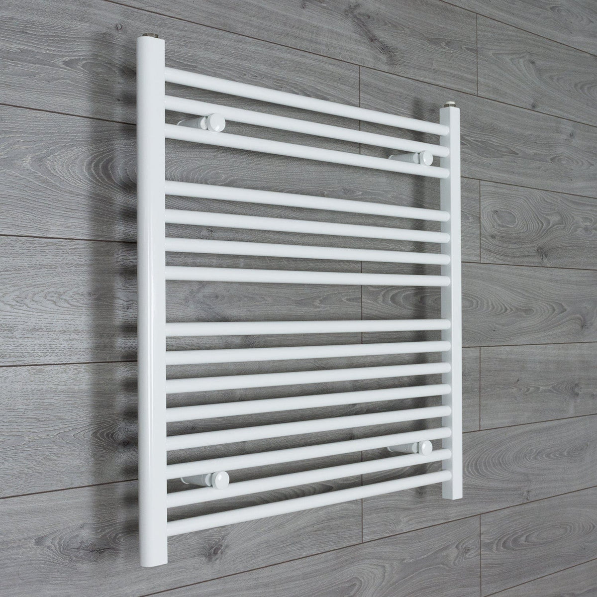 800mm high x 900 mm Wide Heated Towel Radiator Flat White