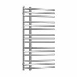900 mm High x 500 mm Wide Difta Heated Towel Rail Radiator Flat Chrome