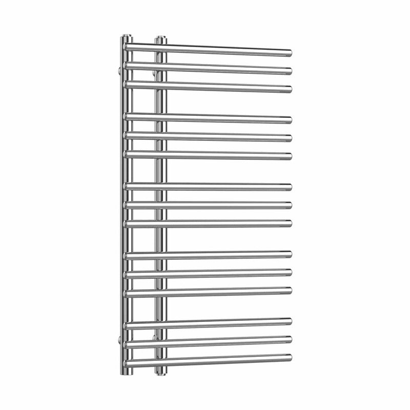 900 mm High x 500 mm Wide Difta Heated Towel Rail Radiator Flat Chrome