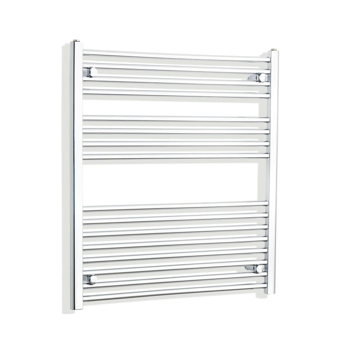 Without Valves 900 x 800 Heated Straight Towel Rail Radiator Chrome