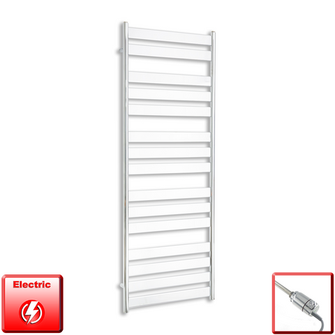 600mm Wide 1600mm High Pre-Filled Chrome Electric Towel Rail Radiator With Thermostatic GT Element