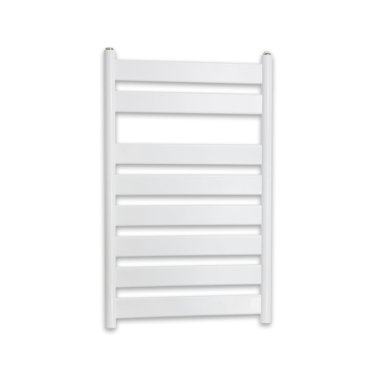 800 x 500 mm White Flat Panel Pre-Filled Electric Heated Towel Rail Radiator HTR 3
