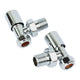 Chrome Angled Valve