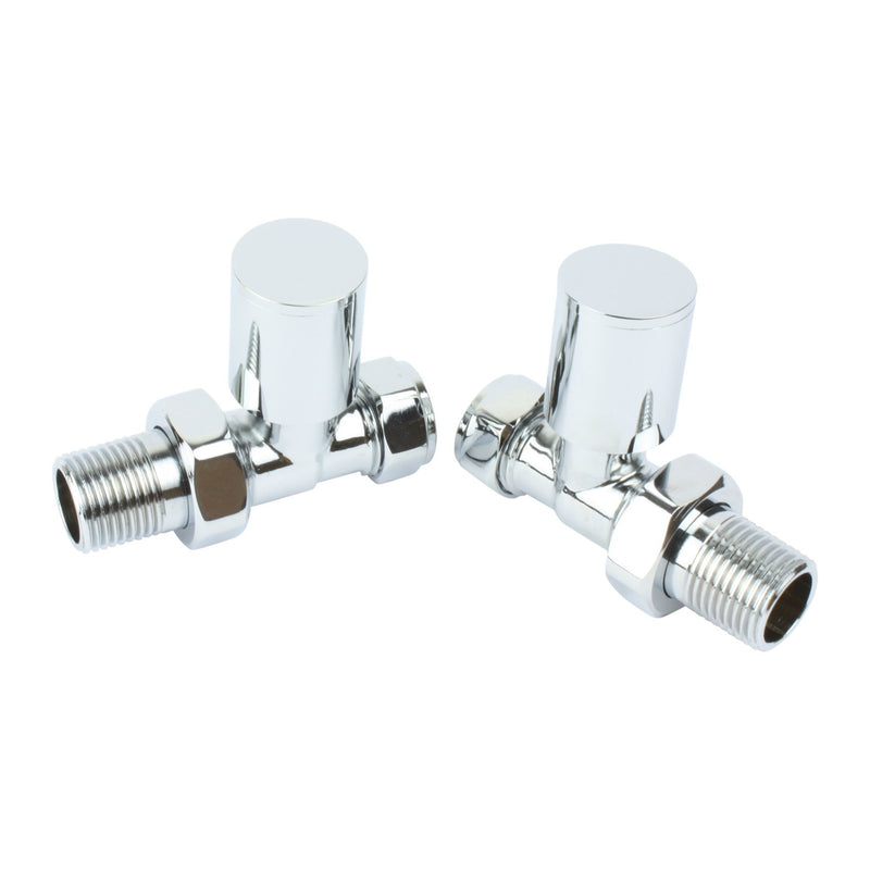 Chrome Straight Valve
