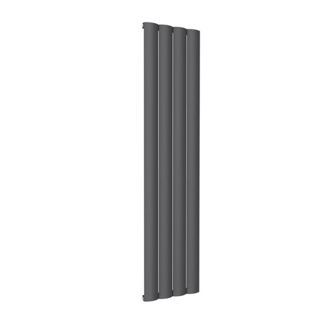 Reina Belva Aluminium Panel Vertical Designer Radiator ANTHRACITE_SINGLE_1800X412