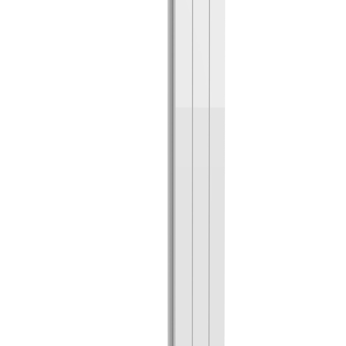 Reina Casina Aluminium Panel Vertical Designer Radiator WHITE_DOUBLE_1800X280