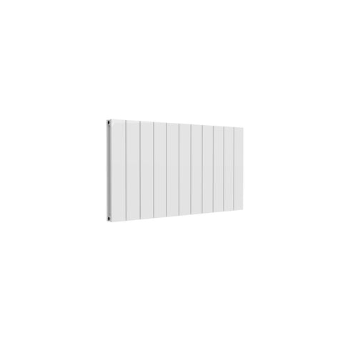Reina Casina Aluminium Panel Horizontal Designer Radiators WHITE_DOUBLE_600X1040