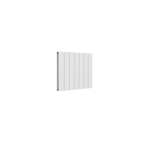 Reina Casina Aluminium Panel Horizontal Designer Radiators WHITE_DOUBLE_600X660
