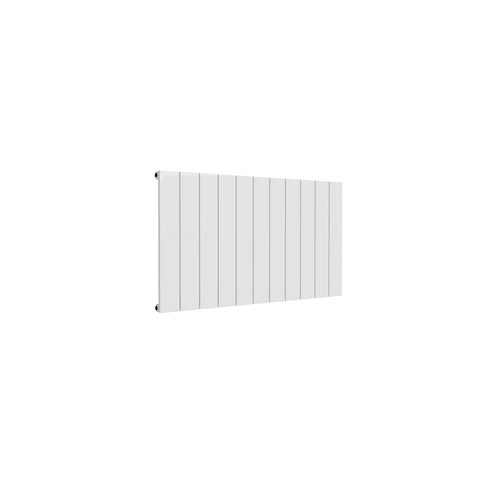 Reina Casina Aluminium Panel Horizontal Designer Radiators WHITE_SINGLE_600X1040
