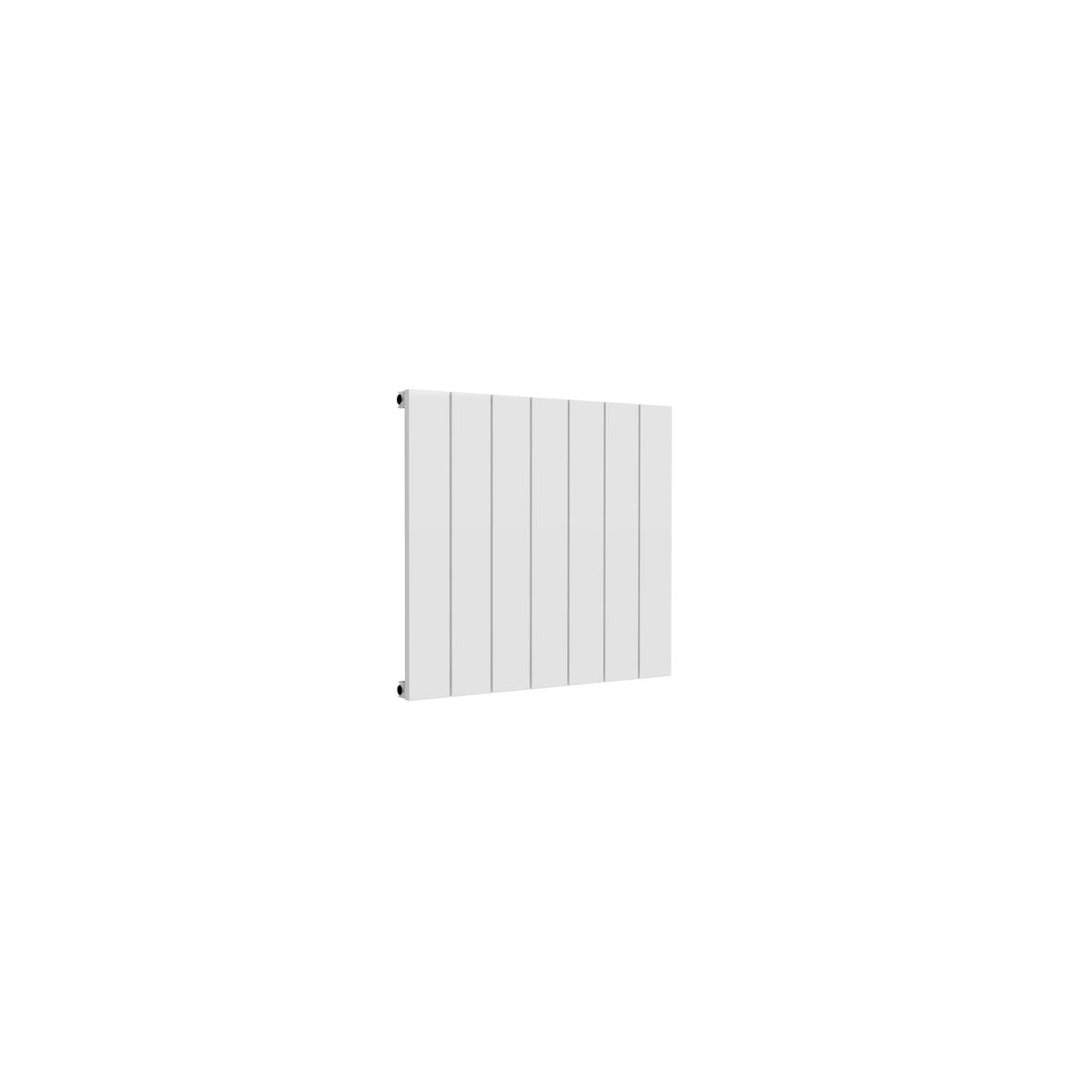 Reina Casina Aluminium Panel Horizontal Designer Radiators WHITE_SINGLE_600X660