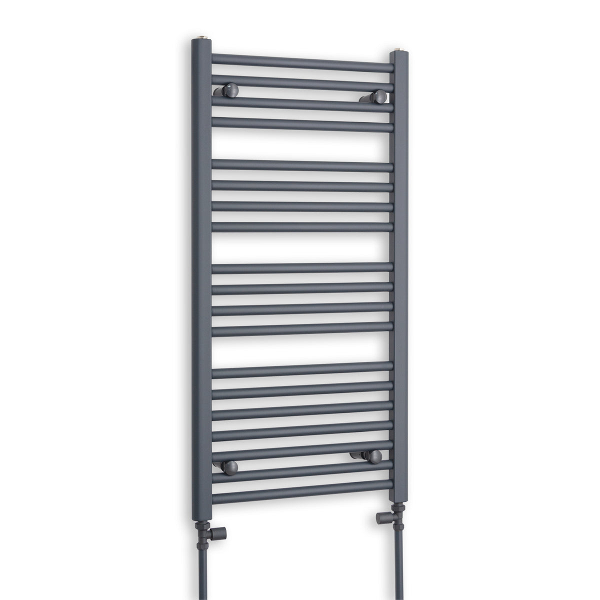 1000 x 500mm Wide Straight Anthracite Sand Grey Towel Rail