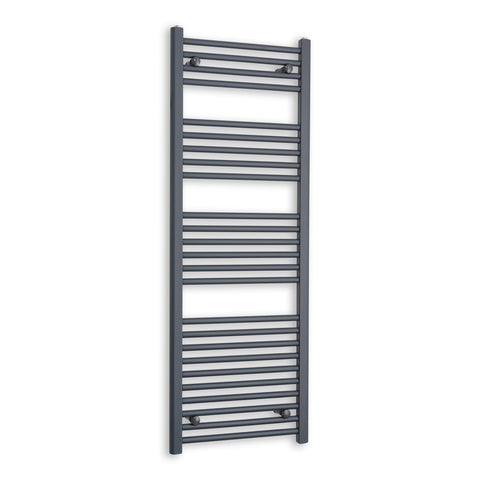 1400 x 500mm Wide Heated Anthracite Towel Radiator 1