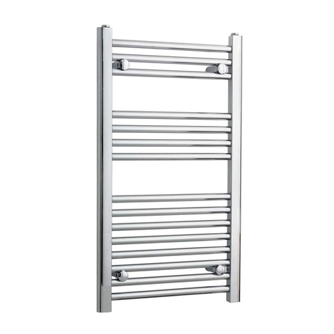 800 mm High x 400 mm Wide Heated Flat or Curved Towel Radiator Chrome