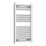 800mm High x 500mm Wide Heated Flat or Curved Towel Radiator Chrome