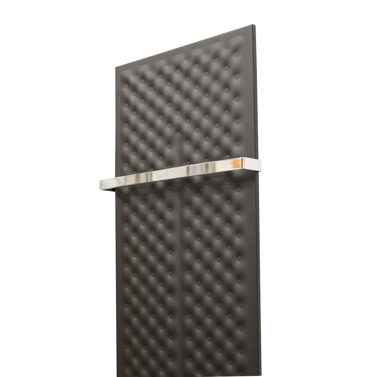 Designer Inno Style 1600 mm High x 450 mm Wide Heated Towel Rail Radiator Black - Elegant Radiators
