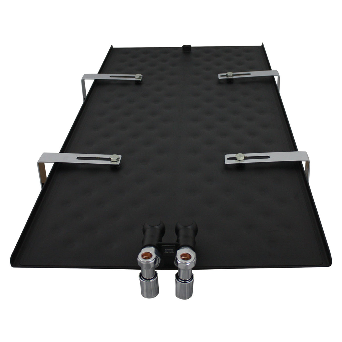 Designer Plate Style 1500 mm High x 500 mm Wide Heated Towel Rail Radiator Black - Elegant Radiators