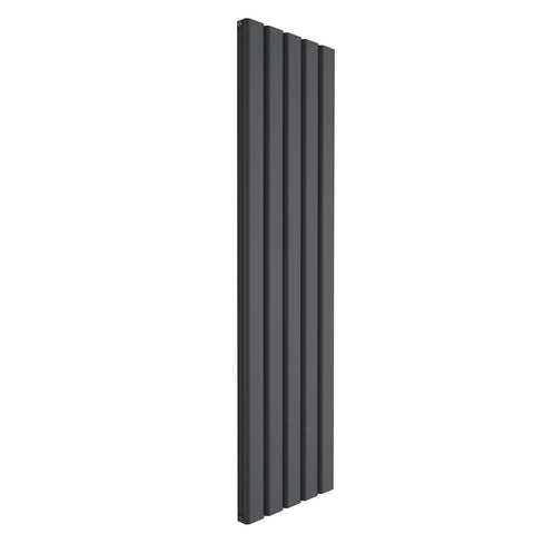 Reina Vicari Aluminium Panel Vertical Designer Radiator ANTHRACITE_DOUBLE_1800X500