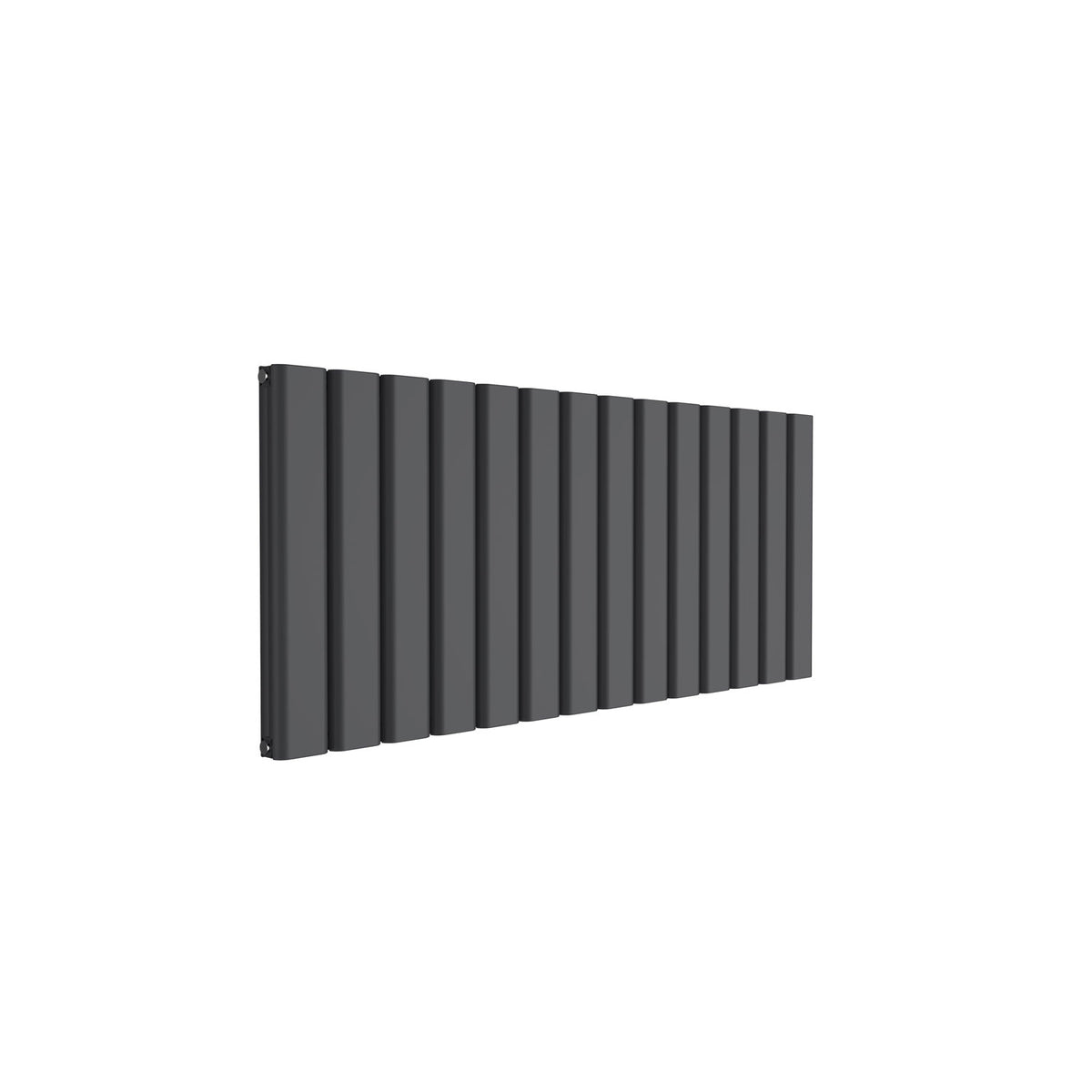 Reina Vicari Aluminium Panel Horizontal Designer Radiator ANTHRACITE_DOUBLE_600X1400
