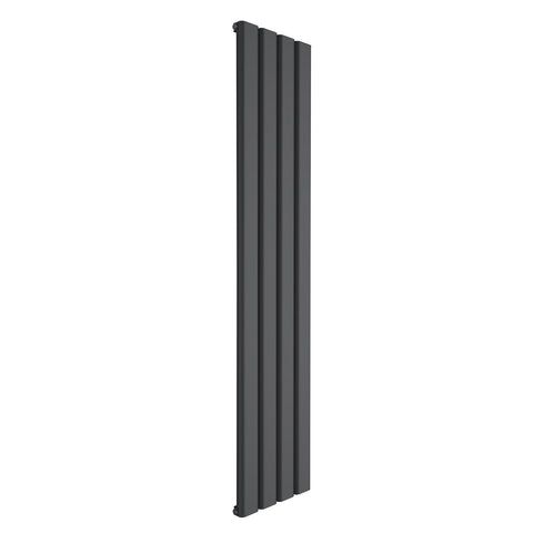 Reina Vicari Aluminium Panel Vertical Designer Radiator ANTHRACITE_SINGLE_1800X400