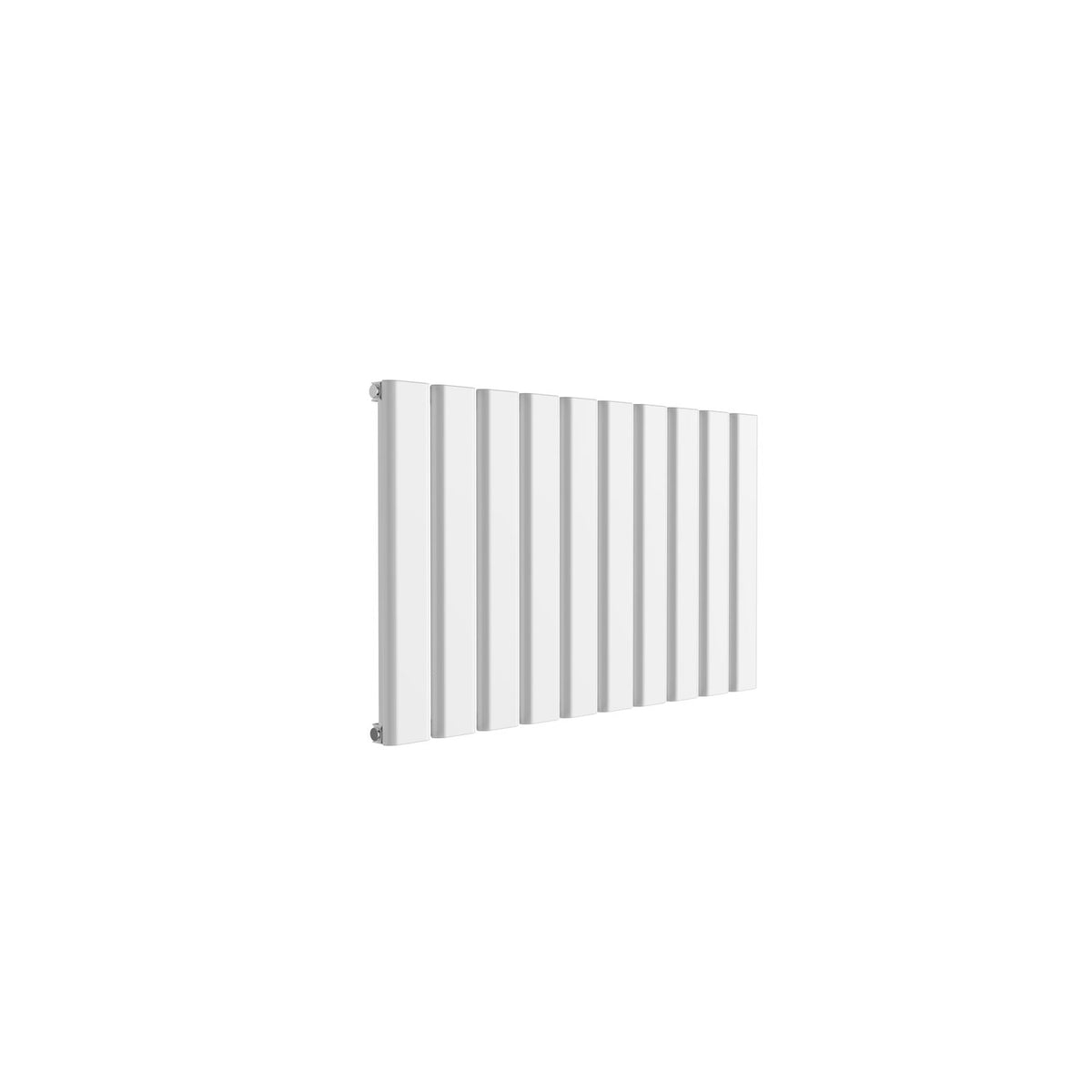 Reina Vicari Aluminium Panel Horizontal Designer Radiator WHITE_SINGLE_600X1000