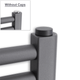 Anthracite Cover Caps For Heated Towel Rail Bleed