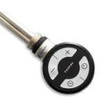 Black Thermostatic Heating Element Moa For Towel Radiator