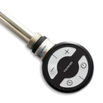 Black Thermostatic Heating Element Moa For Towel Radiator