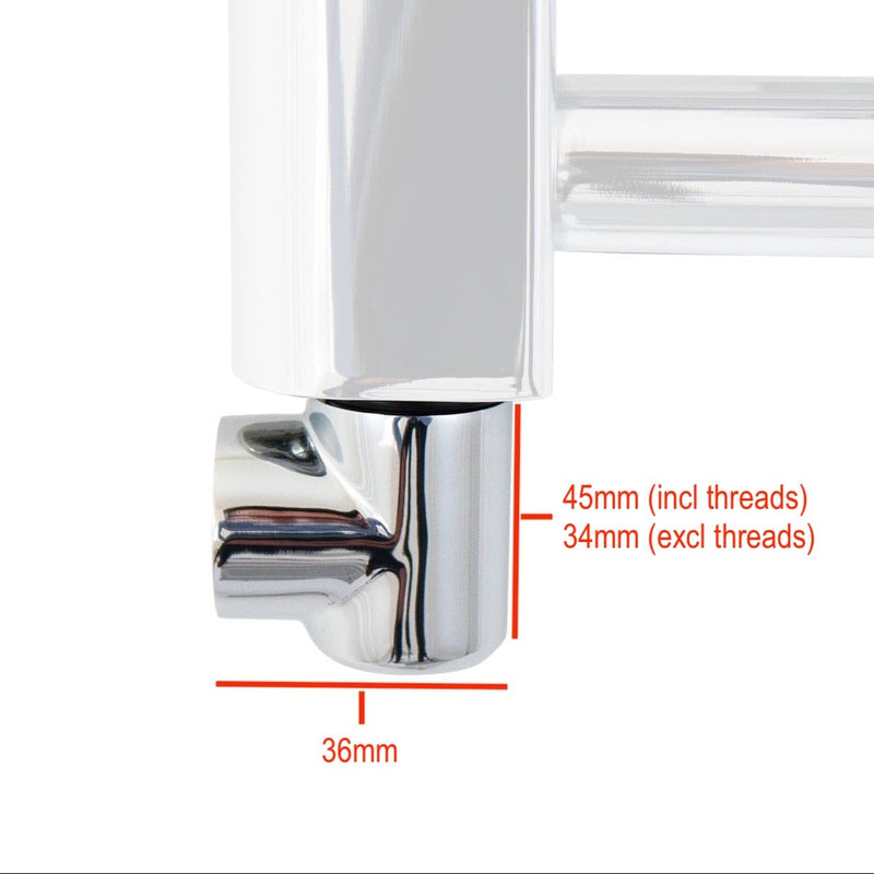 Chrome Elbow For Towel Rail Radiator