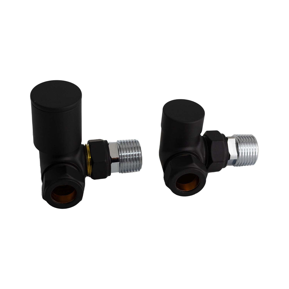 Corner Towel Rail Radiator Valves (Pair of 2 Valves)