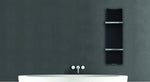 Designer Bone Style 1200 mm High x 300 mm Wide Heated Towel Rail Radiator Black