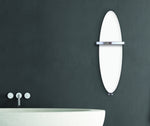 Designer Surf Style 1000 mm High x 300 mm Wide Heated Towel Radiator White