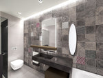 Designer Surf Style 1000 mm High x 300 mm Wide Heated Towel Radiator White
