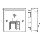 Electric Towel Rail Wifi Timer With Fused Spur Timerswitch