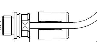 Dual Fuel Kit White Standard Heating Element cap diagram